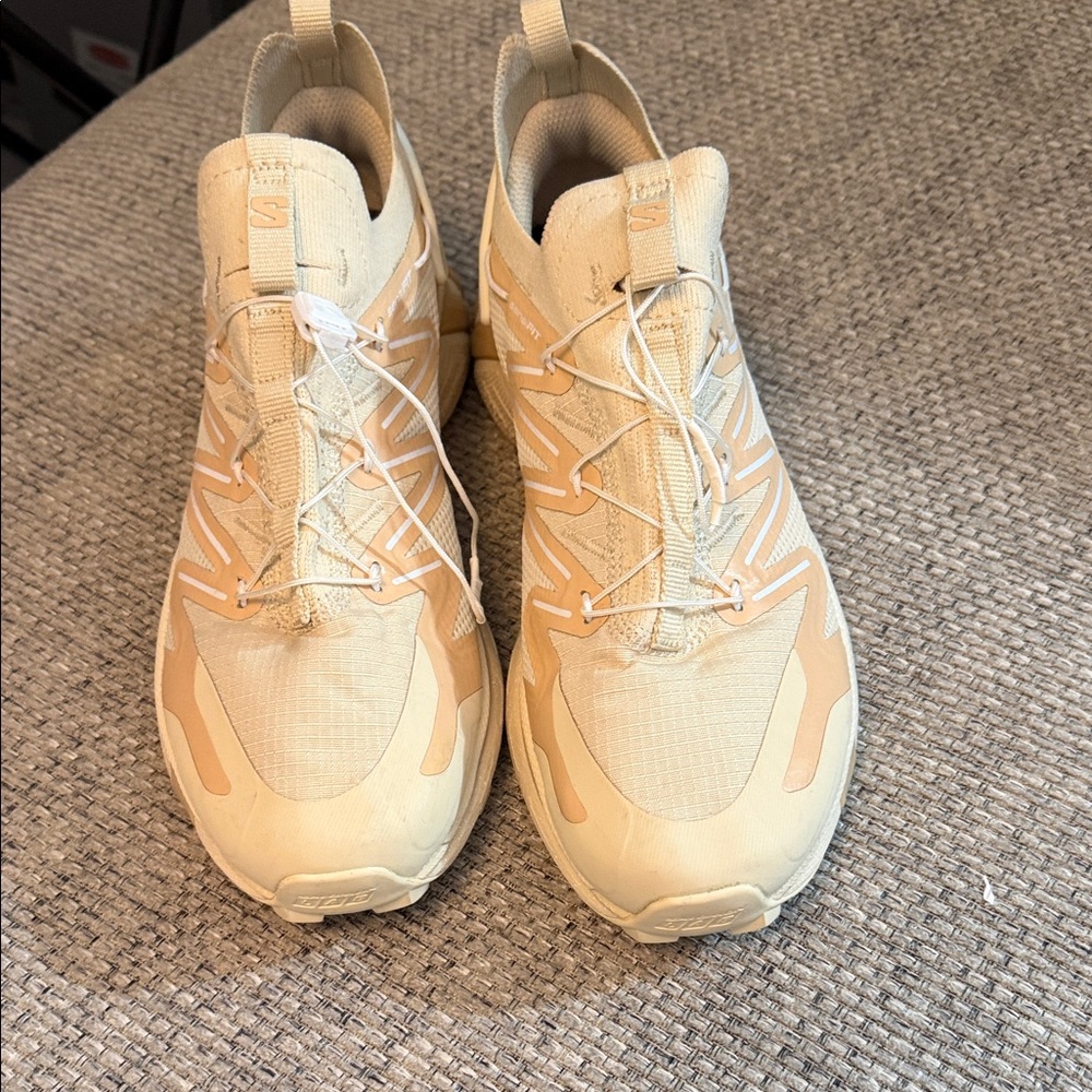 Salomon Women's Athletic Shoes in Beige/Tan